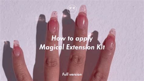 Uuuuu magical nail extension kit